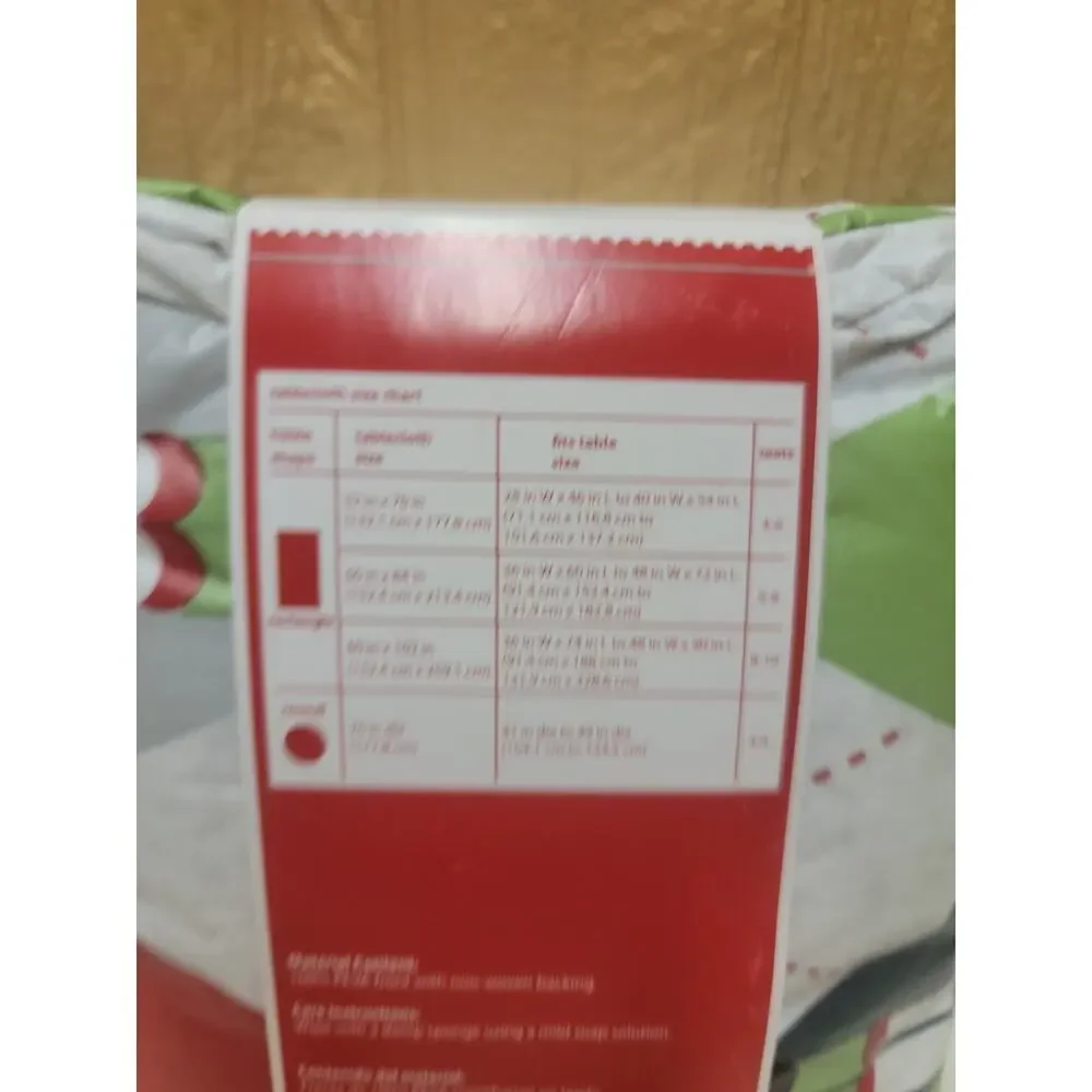 Holiday Time Christmas Nutcracker PEVA Tablecloth 60 in X 102 Rectangle